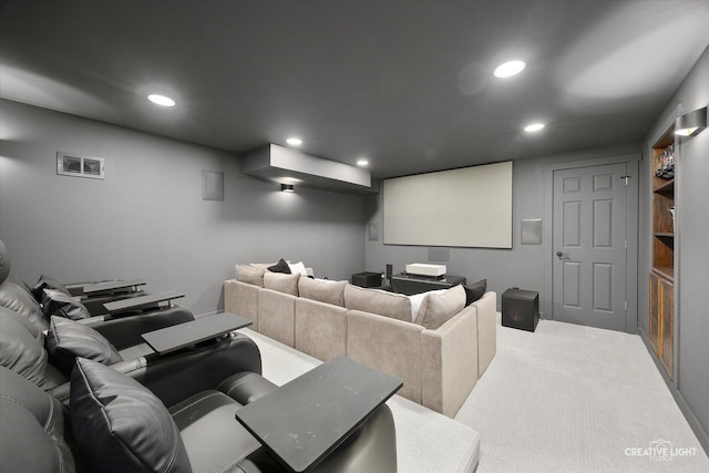 808 Karen Dr, Hampshire, IL 60140 - carpeted cinema room with recessed lighting
