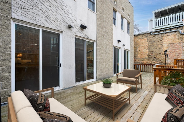 824 W Armitage Ave Unit 2Cd, Chicago, IL 60614 - view of wooden deck