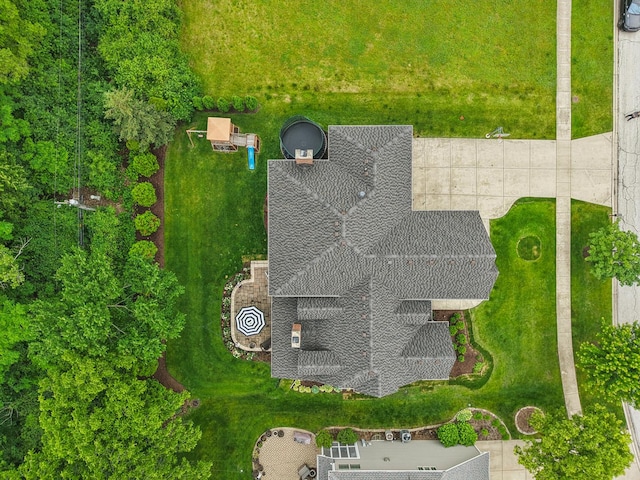 51 Mitchell Cir, Wheaton, IL 60189 - aerial view of property and surrounding area