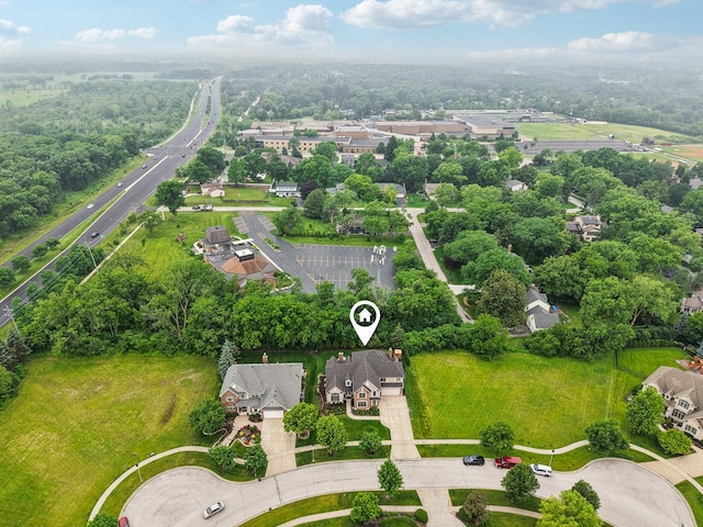 51 Mitchell Cir, Wheaton, IL 60189 - aerial perspective of suburban area