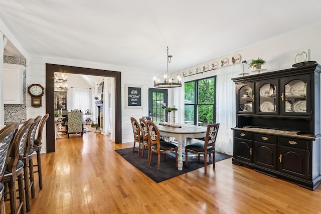 51 Mitchell Cir, Wheaton, IL 60189 - dining space with a chandelier and light wood finished floors