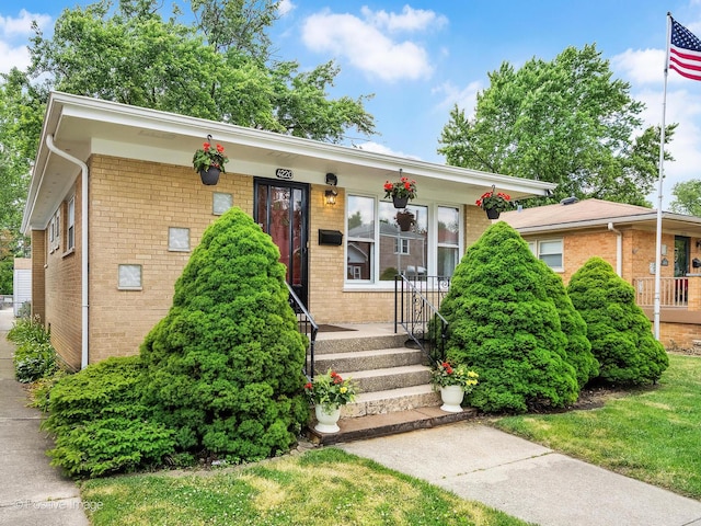 4220 Maple Ave, Brookfield, IL 60513 - view of front of home featuring brick siding and covered porch