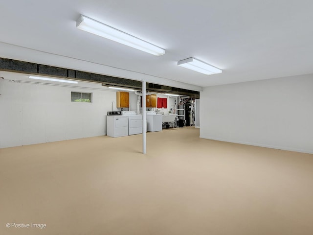 4220 Maple Ave, Brookfield, IL 60513 - finished below grade area featuring washing machine and clothes dryer