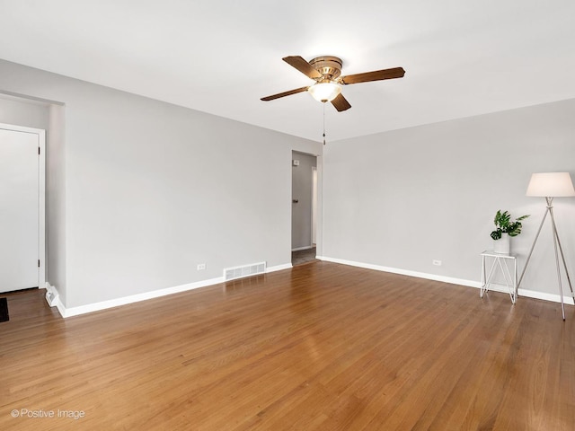 4220 Maple Ave, Brookfield, IL 60513 - unfurnished room with a ceiling fan and wood finished floors