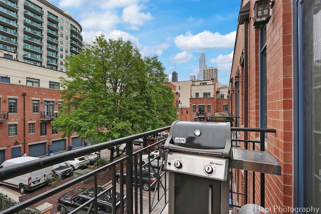 358 W Huron St Unit B, Chicago, IL 60654 - balcony with a grill