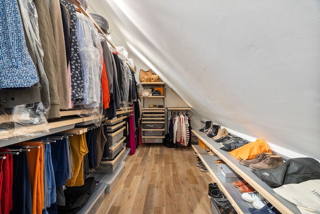 2012 W Charleston St, Chicago, IL 60647 - spacious closet with wood finished floors