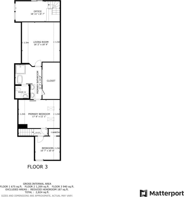 2012 W Charleston St, Chicago, IL 60647 - view of floor plan / room layout