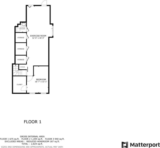 2012 W Charleston St, Chicago, IL 60647 - view of property floor plan