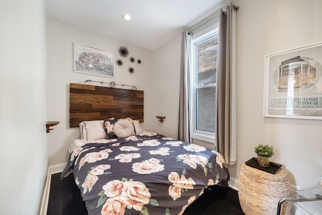 2012 W Charleston St, Chicago, IL 60647 - bedroom featuring wood finished floors and recessed lighting