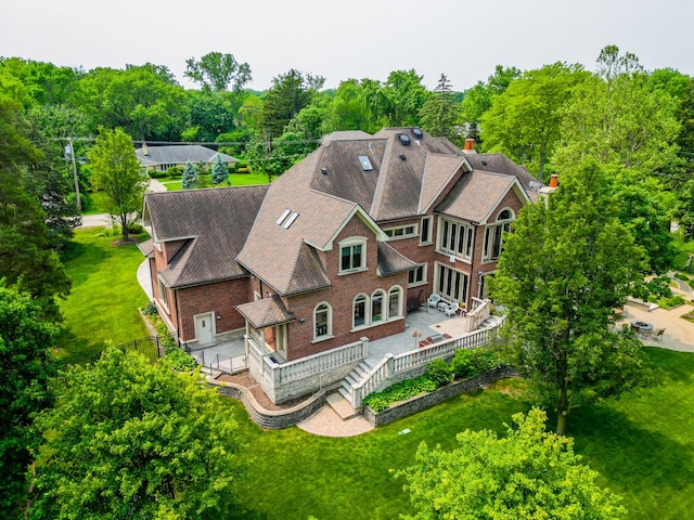 2940 Farner Ct, Riverwoods, IL 60015 - aerial view of property and surrounding area