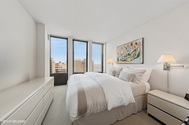 100 E Walton St Unit 40A, Chicago, IL 60611 - bedroom with carpet flooring and access to outside