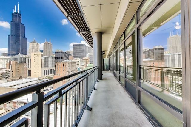 520 S State St Unit 1726, Chicago, IL 60605 - balcony featuring a view of skyline