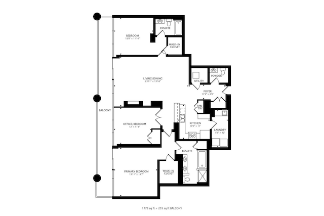 520 S State St Unit 1726, Chicago, IL 60605 - view of home floor plan