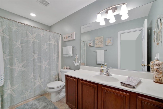 1854 Westridge Pl, Aurora, IL 60504 - full bathroom with vanity, tile patterned floors, and curtained shower