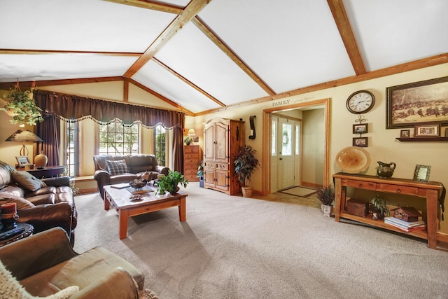 25115 W Cedarwood Ln, Ingleside, IL 60041 - carpeted living room featuring baseboards
