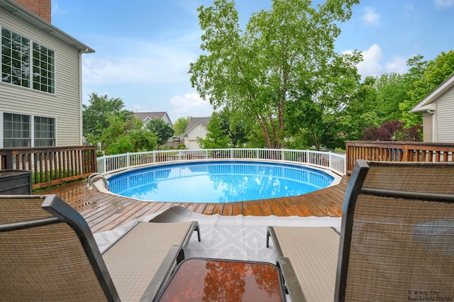 1880 Crofton Dr, Algonquin, IL 60102 - view of pool featuring a wooden deck