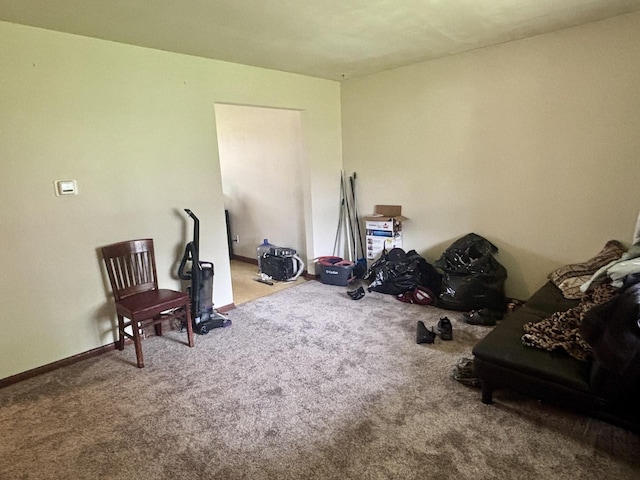 328 W Harrison St, Belvidere, IL 61008 - exercise room featuring carpet and baseboards