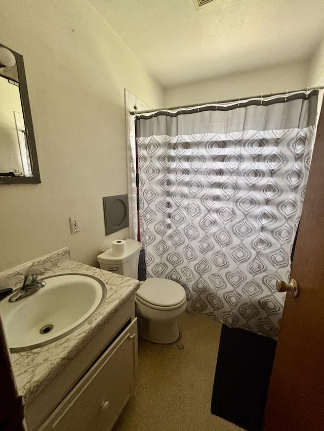 328 W Harrison St, Belvidere, IL 61008 - bathroom with vanity and curtained shower