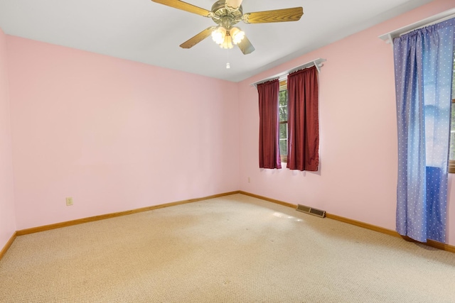 7204 Warblers Way, Roscoe, IL 61073 - spare room with carpet and ceiling fan