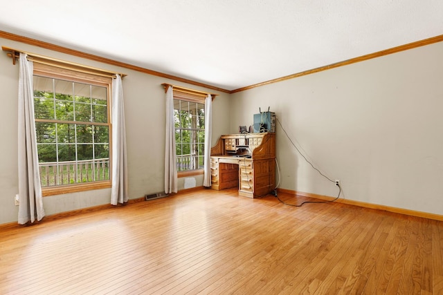 7204 Warblers Way, Roscoe, IL 61073 - office space with light wood-style floors and ornamental molding