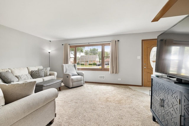 10843 Mcvicker Ave, Chicago Ridge, IL 60415 - living area with light colored carpet and baseboards