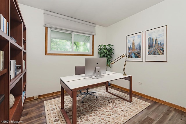 7914 164th Ct Unit 0, Tinley Park, IL 60477 - office space with dark wood-style floors and baseboards