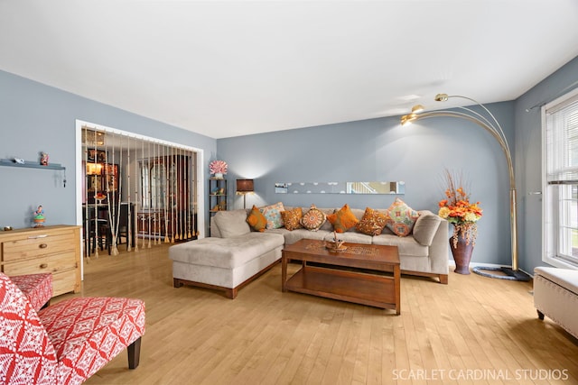 3100 Compton Rd, Aurora, IL 60504 - living area featuring plenty of natural light and hardwood / wood-style floors
