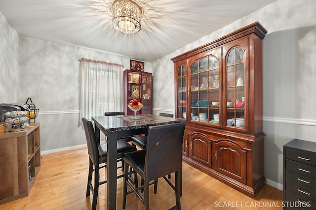 3100 Compton Rd, Aurora, IL 60504 - dining space with a chandelier and light wood-style floors
