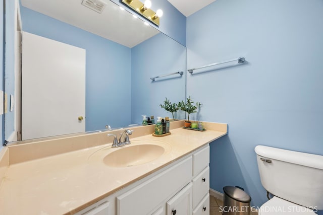 3100 Compton Rd, Aurora, IL 60504 - bathroom with vanity and tile patterned floors