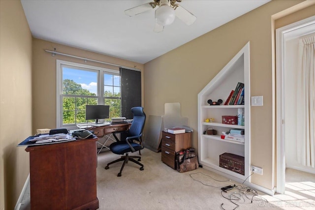 932 S Batavia Ave, Geneva, IL 60134 - carpeted office with ceiling fan