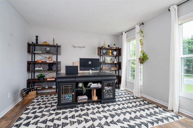1098 Ironwood Cc Dr, Normal, IL 61761 - office space featuring plenty of natural light and wood finished floors