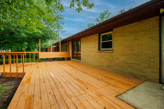 706 Heatherhill Rd, Bloomington, IL 61704 - view of wooden deck