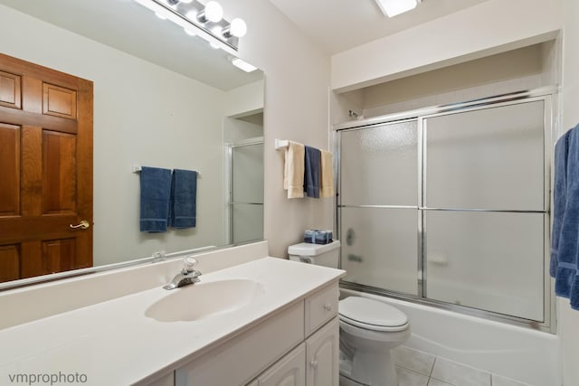 1771 Andrew Ct, Long Grove, IL 60047 - full bath featuring vanity, combined bath / shower with glass door, and tile patterned flooring