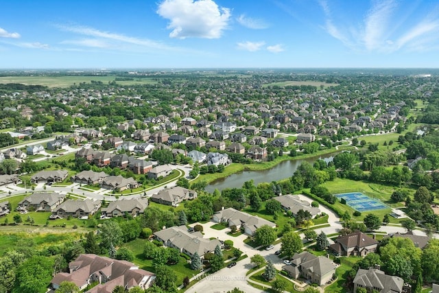 10935 Barbs Way, Orland Park, IL 60467 - aerial view of property's location featuring a large body of water and nearby suburban area