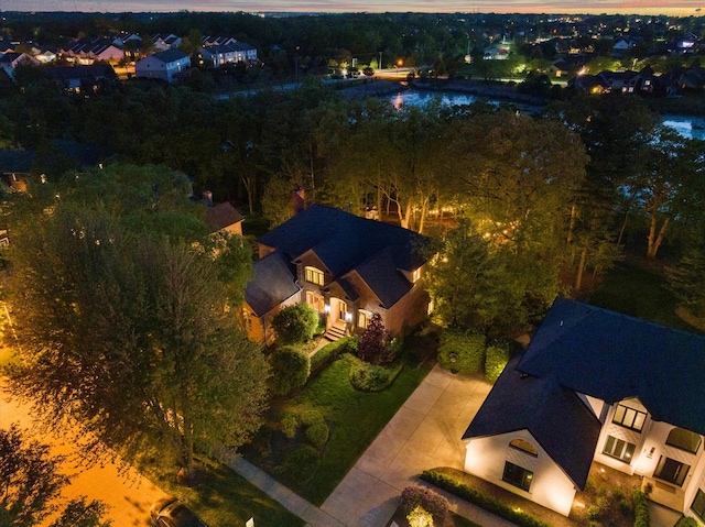1396 Notre Dame Dr, Lemont, IL 60439 - aerial view of property and surrounding area