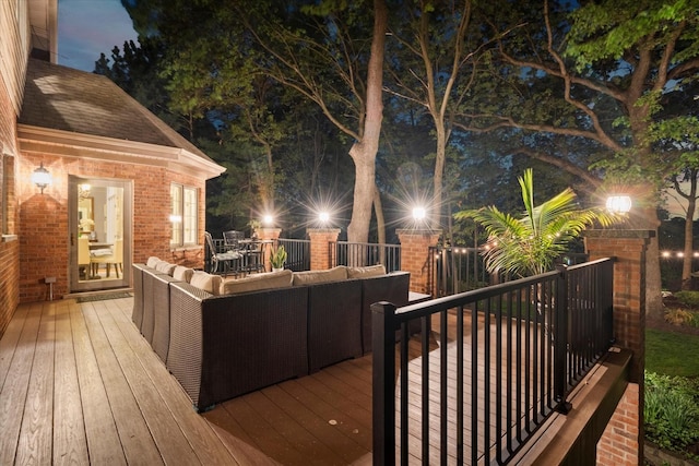 1396 Notre Dame Dr, Lemont, IL 60439 - deck with outdoor lounge area