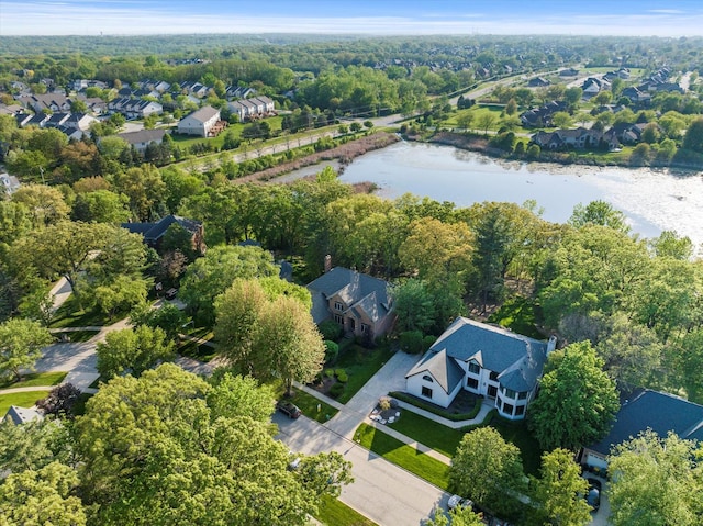 1396 Notre Dame Dr, Lemont, IL 60439 - aerial overview of property's location featuring a nearby body of water and nearby suburban area