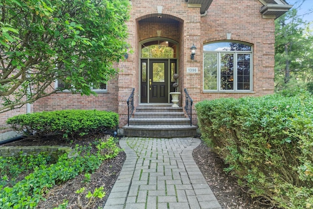 1396 Notre Dame Dr, Lemont, IL 60439 - view of exterior entry featuring brick siding