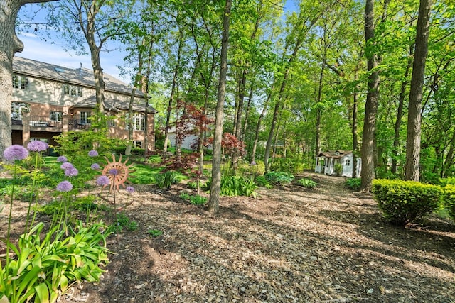 1396 Notre Dame Dr, Lemont, IL 60439 - view of yard featuring an outdoor structure