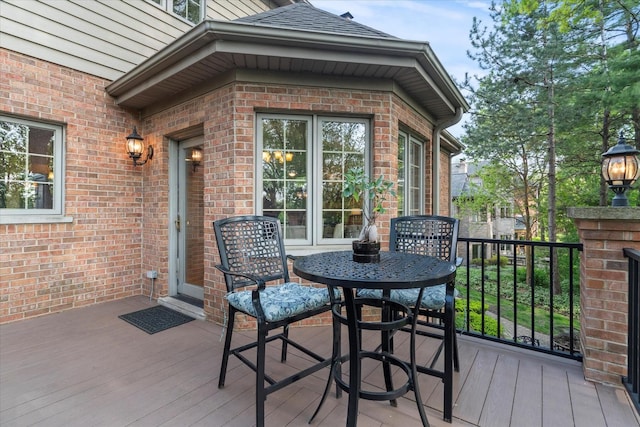 1396 Notre Dame Dr, Lemont, IL 60439 - view of wooden deck
