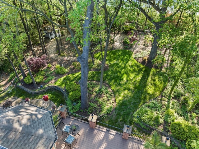 1396 Notre Dame Dr, Lemont, IL 60439 - view of wooden terrace