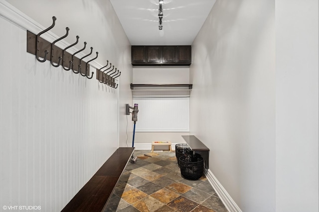 2236 Birchwood Ave, Wilmette, IL 60091 - doorway to outside featuring stone tile floors and baseboards