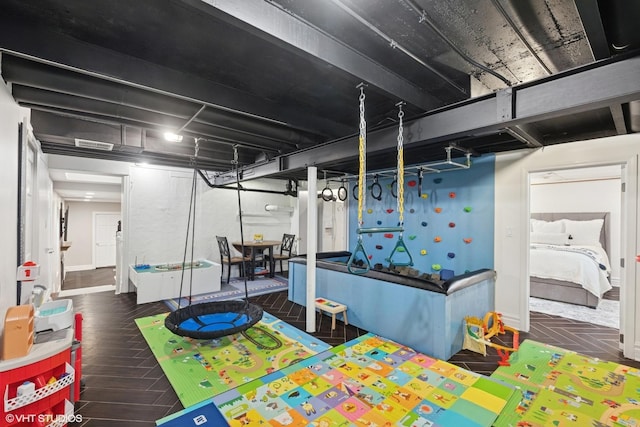 2236 Birchwood Ave, Wilmette, IL 60091 - recreation room featuring baseboards