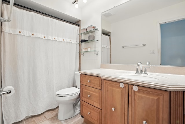 7855 Silver Ct, Orland Park, IL 60462 - full bath featuring vanity and toilet