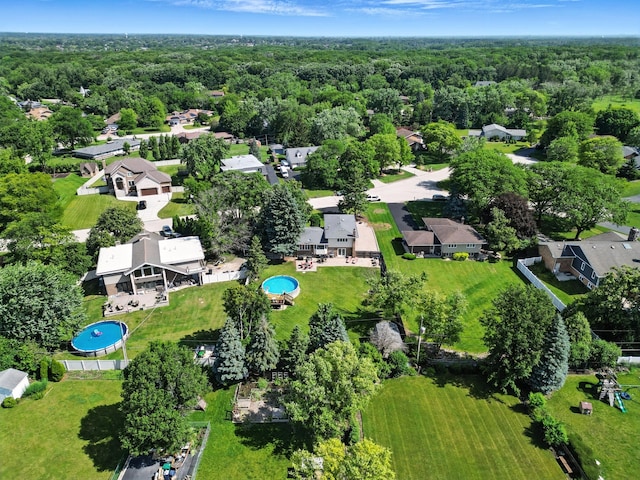 7855 Silver Ct, Orland Park, IL 60462 - bird's eye view of a pool