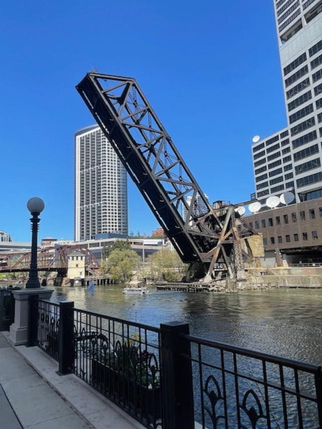 345 N Canal St Unit 1204, Chicago, IL 60606 - view of community featuring a water view and a view of city
