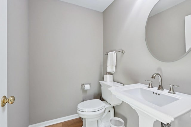 1128 Teasel Ln, Naperville, IL 60564 - bathroom featuring toilet and wood finished floors