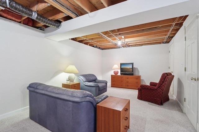1128 Teasel Ln, Naperville, IL 60564 - living room featuring carpet flooring
