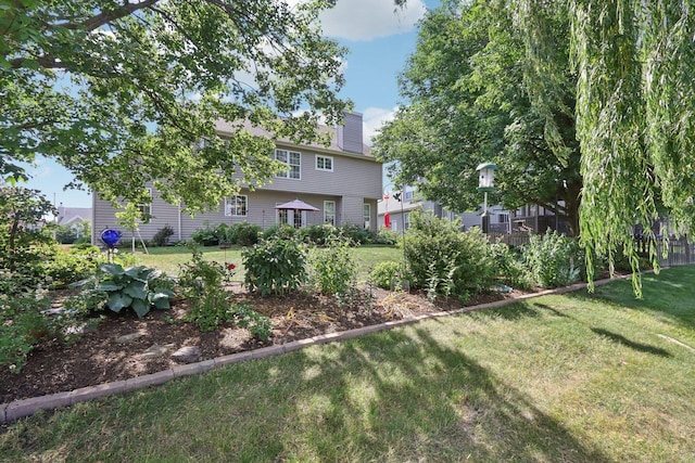 1128 Teasel Ln, Naperville, IL 60564 - view of green lawn