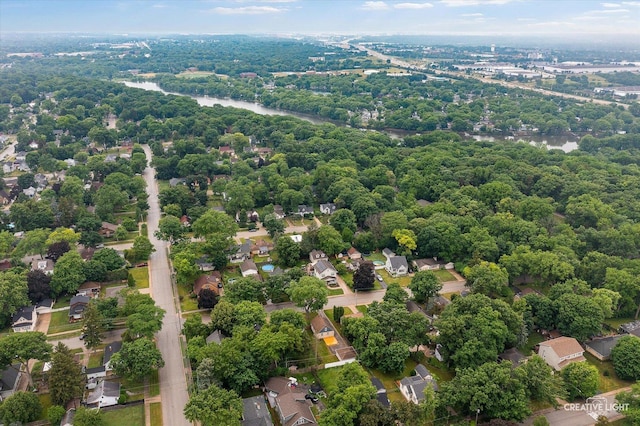 1165 Morton Ave, Elgin, IL 60120 - aerial perspective of suburban area with a large body of water